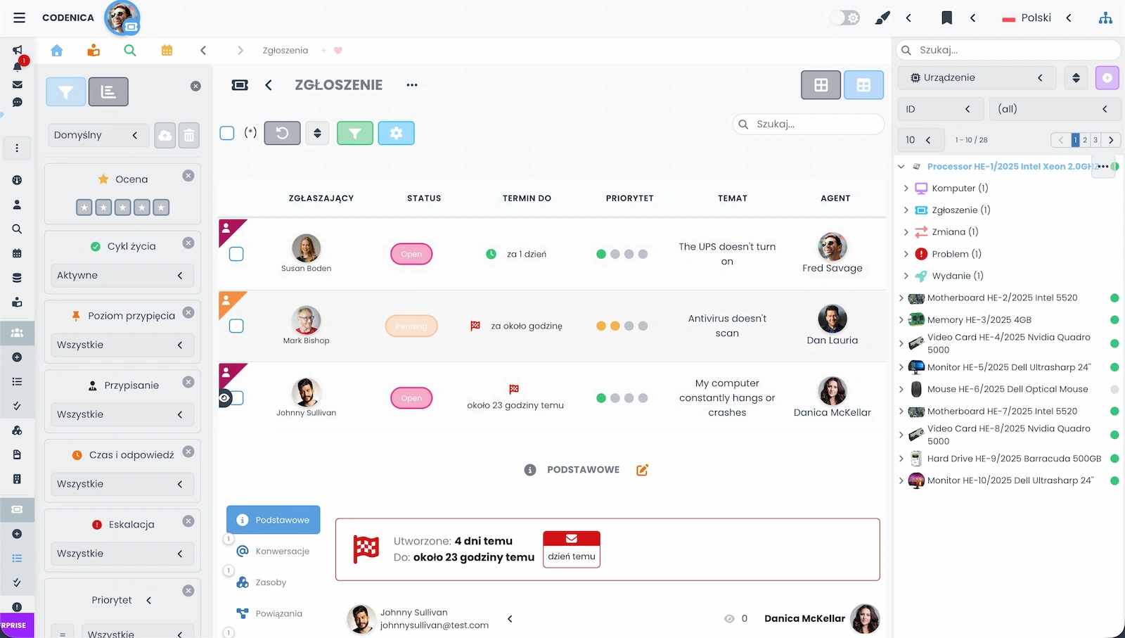 System ticketowy Codenica ITSM + ITAM