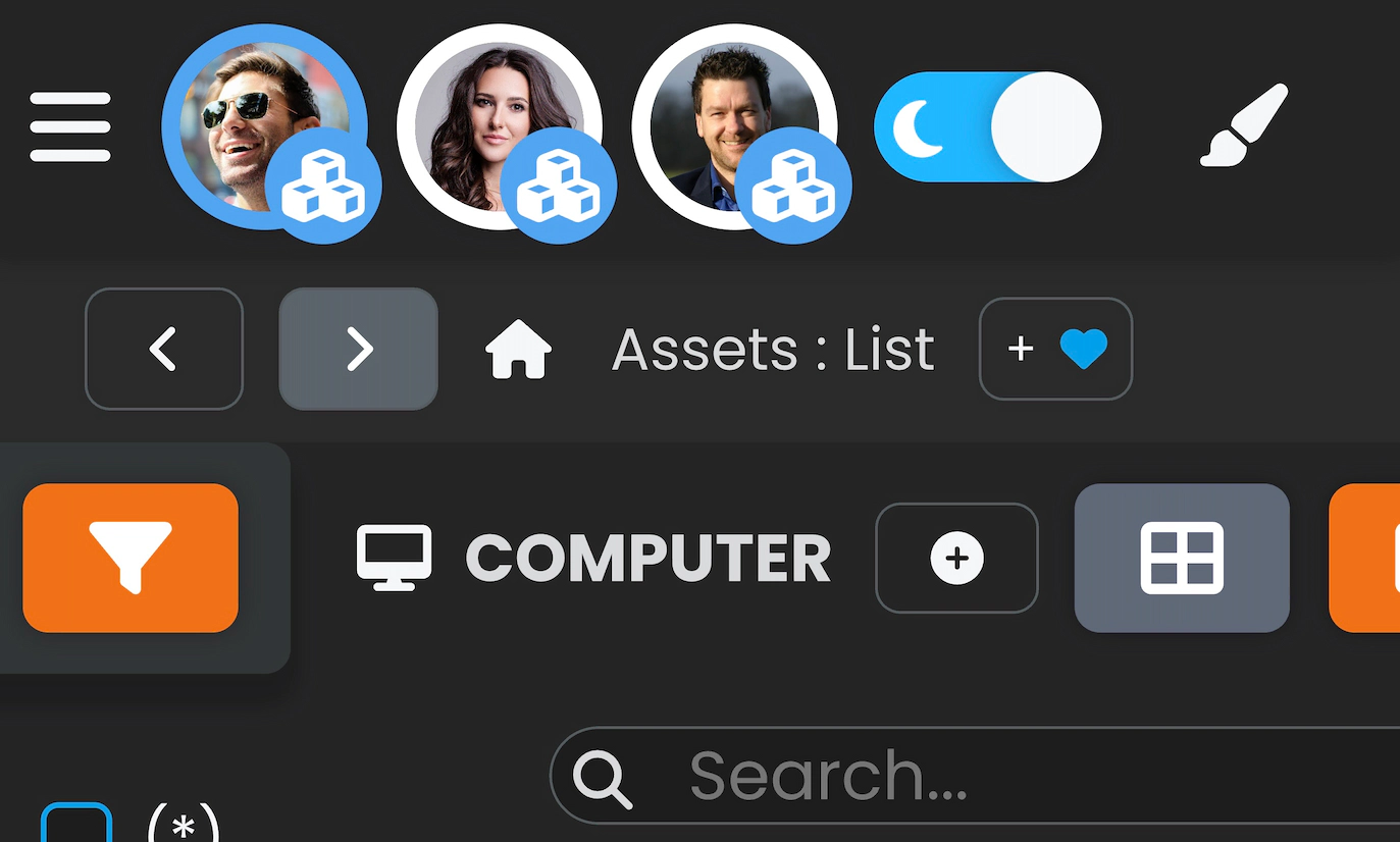 Zrzut ekranu prezentujący niebieską ramkę awatara.