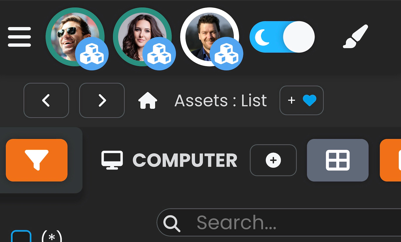Zrzut ekranu z zielonymi ramkami awatarów.